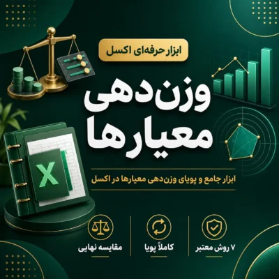 وزن‌دهی معیارها